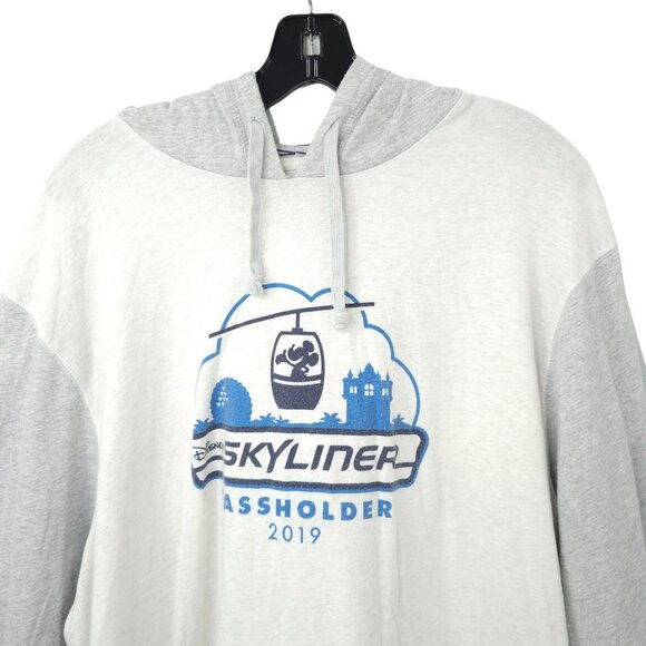 Disney Parks Skyliner Passholder 2019 Opening Pullover Hoodie Adult XXL Graphic - Picture 13 of 16